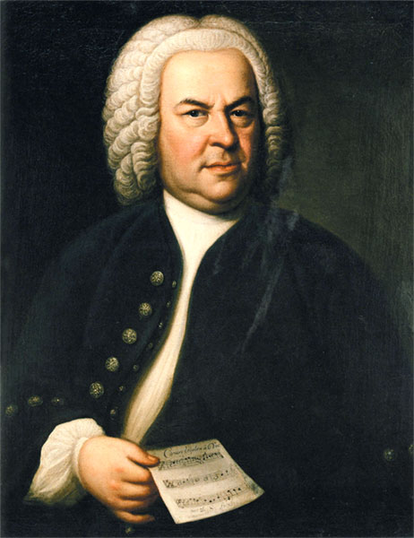 Johann Sebastian Bach porträtiert von Elias Gottlob Haussmann