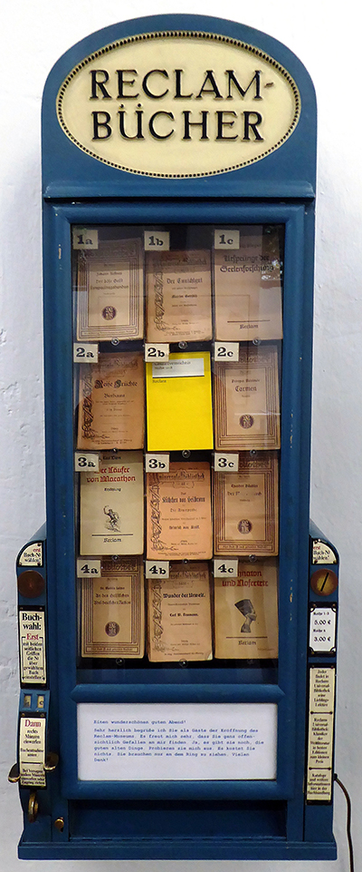 Reclam Bücherautomat