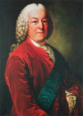 Thomas von Fritsch; Gemälde von Anton Graff, 1772